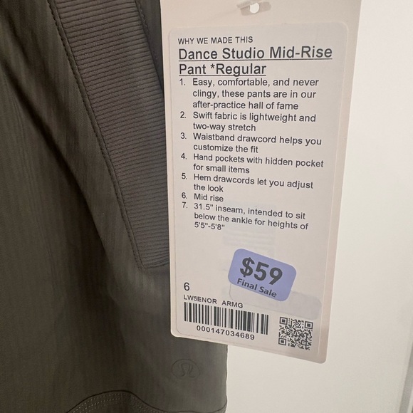 Lululemon Dance Studio Pants - Picture 4 of 6